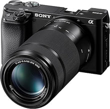 Load image into Gallery viewer, Sony Alpha A6100 Mirrorless Camera with 16-50mm and 55-210mm Zoom Lenses, ILCE6100Y/B, Black