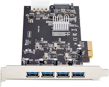 Load image into Gallery viewer, StarTech.com 4-Port USB PCIe Card, USB 3.2 5Gbps, PCI Express Card with 4X Independent USB Controllers, 4X USB-A Ports
