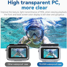 Load image into Gallery viewer, TELESIN Waterproof Case for DJI Action 4 Action 3 Camera Accessories, with Anti-Fog Underwater Housing Shell Cage Supports 45M/148FT Deep Diving Scuba Snorkeling Swimming with Quick Release Screw