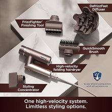 Load image into Gallery viewer, Shark SpeedStyle Pro Flex Professional Performance High-Velocity Hair Dryer System with Scalp Shield & IQ Speed Styling and Drying Suite, Lightweight, Ionic, No Heat Damage, Mocha Silver, HD542