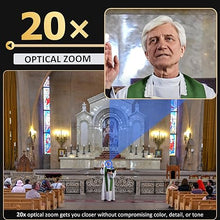 Load image into Gallery viewer, NexiGo PTZ Camera 20X Optical Zoom with PoE HDMI/3G-SDI/USB/LAN IP Streaming Outputs, Auto AI Tracking for Video Conferencing Live Streaming Meeting Church Services Worship Skype Zoom Teams OBS