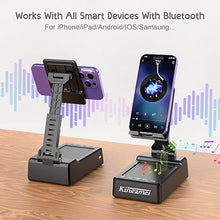 Load image into Gallery viewer, Cool for Men Dad Unique Phone Holder with Bluetooth Speaker Boyfriend Birthday Gift for Husband Video Gadget Power Bank for Father's Day White Elephant Gift for Him on Christmas