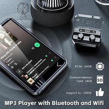 Load image into Gallery viewer, G7 MP3 Player with Spotify and Camera, MP3 Player with Bluetooth and WiFi, Android Mp3 Player 144GB Spotify MP4 Player with Speaker, Spotify, Amazon Music, YouTube, Audible