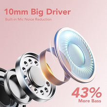 Load image into Gallery viewer, KT1 Wireless Earbuds V5.3, 120H Playtime, Bluetooth Earbuds for Small Ear, IPX7 Waterproof Running Headphones, Deep Bass, Over Ear Sport Earbuds Wireless Bluetooth Earphones for Android iOS