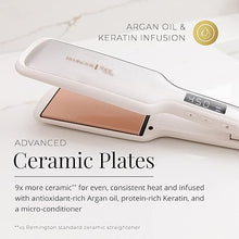 Load image into Gallery viewer, Remington Shine Therapy 2 inch Hair Straightener Iron, Flat Iron for Hair Infused with Argan Oil & Keratin, Professional Ceramic Flat Iron for Less Frizz, Shinier & Smoother Hair, Hair Styling Tools
