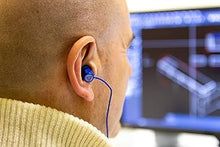 Load image into Gallery viewer, LUDOS Ultra Wired Earbuds in-Ear Headphones, 5 Years Warranty, Earphones with Microphone, Noise Isolating Ear Buds, Memory Foam for iPhone, Samsung, School Students, Kids, Women, Small Ears - Blue