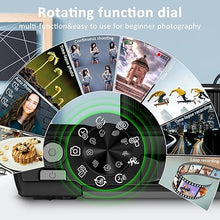 Load image into Gallery viewer, 64MP Digital Camera for Photography and Video: 4K Vlogging Camera for YouTube with 3'' Flip Screen and 32GB TF Card, 16X Digital Zoom Digital Camera for Gift (Black)