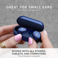 Load image into Gallery viewer, Tempo 30 Wireless Earbuds for Small Ears with Premium Sound, Comfortable Bluetooth Ear Buds for Women and Men, Blue Earphones for Small Ear Canals with Mic, IPX7 Sweatproof, Long Battery, Loud Bass