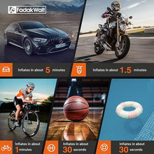 Load image into Gallery viewer, Tire Inflator Portable Air Compressor, 150 PSI Air Pump for Car Tires with Digital Pressure Gauge?Fast Tire Pump Inflation for Car, Motorcycle, Bicycle and Balls