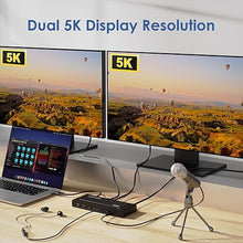 Load image into Gallery viewer, WAVLINK Docking Station Dual Monitors, Universal USB-C Docking Station with 65W PD Charging for Thunderbolt 4/3, USB-C Windows/Mac/Chrome,MacBook M1/M2, (2HDMI, 2DP, 6USB3.0, Ethernet, Audio/Mic)