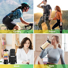 Load image into Gallery viewer, Portable Blender with Insulated Carrying Case & Recipe Book for Shakes and Smoothies, 20 OZ Personal Juicer Electric Protein Shaker Bottle, Mini Small Blender Cup with USB-C Rechargeable, Travel Lid