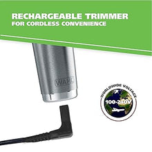 Load image into Gallery viewer, Wahl USA Stainless Steel Lithium Ion 2.0+ Beard Trimmer for Men - Electric Shaver & Nose Ear Trimmer - Rechargeable All in One Men's Grooming Kit - Model 9864SS