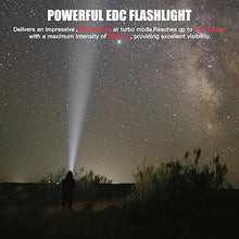 Load image into Gallery viewer, ThruNite T1 Pro High 1920 Lumens Rechargeable Flashlight with USB C Cable, Stepless Dimming,196-Meter Long Beam Distance Pocket Flashlight for EDC, Outdoor, Camping and Emergency (Cool White)