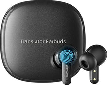 Load image into Gallery viewer, Offline AI Translator Earbuds M3 Language Translator Device Black Translation Earbuds Support 74 Languages and 70 Accents for iOS and Android (with Offline Translation Black)