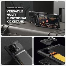 Load image into Gallery viewer, VRS DESIGN Damda Glide DuoGuard for Galaxy S25 Plus Case (2025), Premium Sturdy Fully Covered Camera Lens Protection Cover Card Holder Wallet Case (Groove Black)