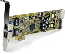 Load image into Gallery viewer, StarTech.com Dual Port PCI Express Gigabit Ethernet Network Card Adapter - 2 Port PCIe NIC 10/100/100 Server Adapter with PoE PSE , TAA (ST2000PEXPSE)