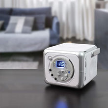 Load image into Gallery viewer, Jensen FM Stereo CD555 Bluetooth Boombox, Silver, 7.00 x 9.75 x 6.00 inches