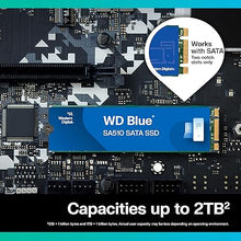 Load image into Gallery viewer, Western Digital 1TB WD Blue SA510 SATA Internal Solid State Drive SSD - SATA III 6 Gb/s, M.2 2280, Up to 560 MB/s - WDS100T3B0B