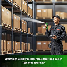 Load image into Gallery viewer, NETUM Rugged Wireless QR Code Scanner with Honeywell's Area-imaging Scan Engine, Bluetooth 2D 1D Bar Code Reader 2600mAh Drop Protection Shock Dust Proof for Windows Mac Android iOS (NT-1900)