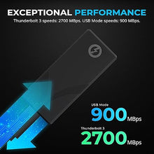 Load image into Gallery viewer, SABRENT 1TB Rocket Nano XTRM External SSD, USB 3.2 / Thunderbolt 3, Speeds Up to 2700MBps (SB-XTMN-1TB)