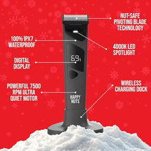 Load image into Gallery viewer, HAPPY NUTS The Ballber Pro Electric Groin & Body Hair Trimmer for Men - Mens Body Groomer Kit for Privates - Waterproof Shaver for Hard to Reach Areas