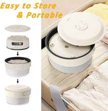 Load image into Gallery viewer, HYTRIC Electric Cooker, 2L Portable Electric Cooker with Foldable Handle, Non-Stick Electric Cooker with Dual Power Control for Camp, Dorm, Multi-Function Ramen Cooker for Oatmeal, Steak, Pasta,