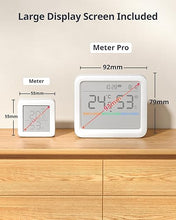 Load image into Gallery viewer, SwitchBot Bluetooth Temperature and Humidity Monitor Meter Pro, Wireless Indoor Hygrometer Sensor with App Control, Thermometer for Room, Greenhouse, Free Data Storage Export, 393ft Bluetooth Range