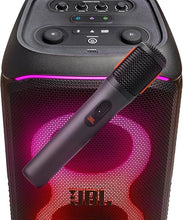 Load image into Gallery viewer, JBL PartyBox Wireless Mic - 2X Digital Wireless Microphones, Rechargeable Battery (20hrs - 700mAh), Clear Voice, Crisp Sound, Stable 2.4GHz Connection, Compatible with All PartyBox Speakers (Black)