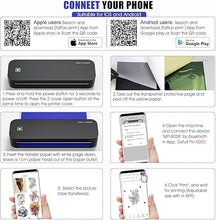 Load image into Gallery viewer, BIOMASER Tattoo Printer Wireless Tattoo Stencil Printer for Tattooing- Bluetooth Tattoo Transfer Stencil Machine Thermal Printer Copier with 20pcs Transfer Paper 1 Roller Thermal Paper