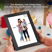 Load image into Gallery viewer, Avyona 10.1” Smart WiFi Digital Photo Frame | HD IPS Touchscreen | 32GB Storage | Frameo App for Instant Wireless Photo & Video Sharing | Auto-Rotate | Ideal Gift for Family & Friends – Raven Black