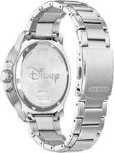 Load image into Gallery viewer, Citizen Eco-Drive Men's Mickey Astronaut Stainless Steel Watch, Red and Black Bezel, (Model: AW1709-54W)