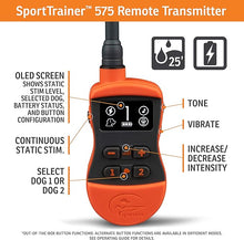 Load image into Gallery viewer, SportDOG Brand SportTrainer 575 Remote Trainer - Bright, Easy to Read OLED Screen - 500 Yard Range - Waterproof, Rechargeable Dog Training Collar with Tone, Vibration, and Static, Orange