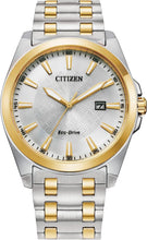Load image into Gallery viewer, Citizen Men's Eco-Drive Classic Peyten Two-Tone Stainless Steel Watch, 3 Hand, Silver Dial (Model:BM7534-59A)