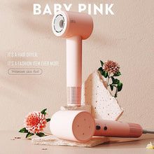Load image into Gallery viewer, AINA Hair Dryer, Blow Dryer - Brushless Motor, 110,000 RPM Lightweight, Ionic Travel 110V/ALCI Plug(Baby Pink)