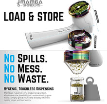 Load image into Gallery viewer, Mamba Original 1g Smoky USB Electric Herb Grinder. Small Portable Metal Herbal Grinder Machine & Spice Mill for the Kitchen