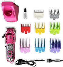 Load image into Gallery viewer, TPOB Slime 2 Candy Edition Barber Hair Clippers for Men 6800 RPM with Matte Pink Case and Taper Blade