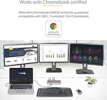 Load image into Gallery viewer, StarTech.com USB-C Docking Station Multi Monitor HDMI/DP/USB-C Video Output, Triple Monitor 4K30/Dual 4K60, 7-Port USB Hub, 60W Power Delivery, GbE, 3.5mm Audio, Works with Chromebook, TAA