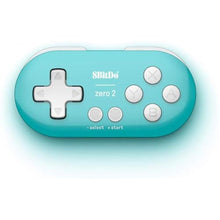 Load image into Gallery viewer, 8Bitdo Zero 2 Bluetooth Gamepad Keychain Sized Mini Controller for Switch, Windows, Android, macOS & Raspberry Pi(Turquoise Edition)_8541