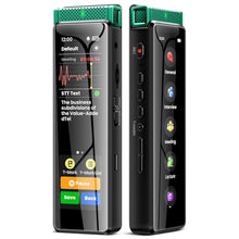 Load image into Gallery viewer, 8GB Digital Voice Recorder with Playback, Innioasis R1 Full Touchscreen Voice Recorder with Bluetooth, Voice Activated Sound Audio Recorder Device with Mic Green_1