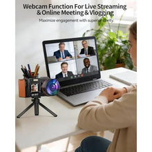 Load image into Gallery viewer, 8K Digital Camera for Photography, 92MP WiFi Vlogging Camera for Front and Rear Screen, 18X Digital Zoom, Point and Shoot Camera for YouTube with 64GB SD Card (8K Black), KBlack_2195