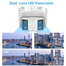 Load image into Gallery viewer, 8MP 4K HIKVIS0N_Panoramic IP Camera, DS-2CD2387G2P-LSU/SL Upgrade, 24/7 Color Vision, 130dB WDR, AI Human/Vehicle Detection, IP67 & Active Deterrence,DS-2CD3387G2P-LSU/SL 4MM International Version_583
