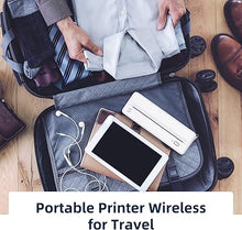 Load image into Gallery viewer, HPRT Wireless Portable Printers - Portable Printers Wireless for Travel, Mobile Office, School, Home - Bluetooth Wireless Printer Compatible with iOS Android