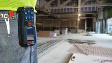 Load image into Gallery viewer, BOSCH GLM165-22 165 Ft Blaze Laser Distance Measure, Includes 2 AA Batteries, Belt Clip, & Pouch