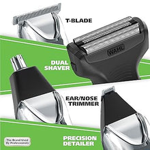 Load image into Gallery viewer, Wahl USA Stainless Steel Lithium Ion 2.0+ Beard Trimmer for Men - Electric Shaver & Nose Ear Trimmer - Rechargeable All in One Men's Grooming Kit - Model 9864SS