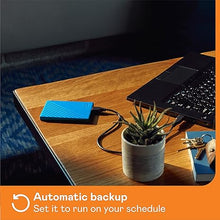 Load image into Gallery viewer, WD 2TB My Passport, Portable External Hard Drive, Blue, backup software with defense against ransomware, and password protection, USB 3.1/USB 3.0 compatible - WDBYVG0020BBL-WESN