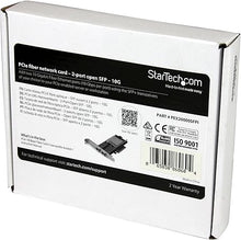 Load image into Gallery viewer, StarTech.com 10G Network Card - 2X 10G Open SFP+ Multimode LC Fiber Connector - Intel 82599 Chip - Gigabit Ethernet Card (PEX20000SFPI)