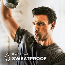 Load image into Gallery viewer, Duet 50 Pro – Sweatproof Wireless Bluetooth Earbuds. 130 Hour Long Battery Life for iPhone, Android. Mini Charging Case, TWS Headphones with Microphone, Gift for Runners