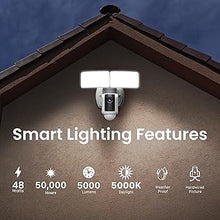 Load image into Gallery viewer, Feit Electric SEC5000/CAM/WIFI Outdoor LED Smart Security Camera with Motion Sensor, 2-Way Audio, 5000 Lumens Floodlight, Works with Alexa and Google Asst, Alarm, Hardwired, Updated Version of SEC3000