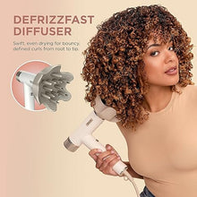 Load image into Gallery viewer, Shark Hair Dryer SpeedStyle RapidGloss Finisher and High-Velocity Dryer, Ionic Hair Blow Dryer with IQ Speed Styling and Drying Suite, No Heat Damage, Best for Curly and Coily Hair, Silk, HD332