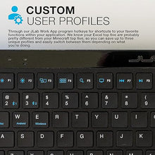 Load image into Gallery viewer, JLab JBuds Wireless Keyboard, Black, 95 Keys, Connect Via Bluetooth or USB Wireless Dongle, Multi-Device Toggle, Soft Touch Keys, Smart Media Knob, Custom User Profiles, Rechargeable (1 Pack)